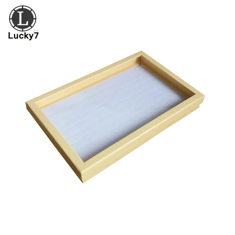 100-position Ring Tray Velvet Sponge Ring Display Box Cardboard Jewelry Storage Box Dust-proof Cover Tray