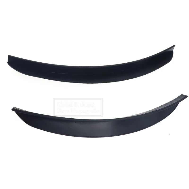 2pcs Universal 24.5cm Car Carbon Fiber Fender Flares Mud Flaps Splash Guards Arch Wheel Eyebrow Lip Fit Car Truck SUV