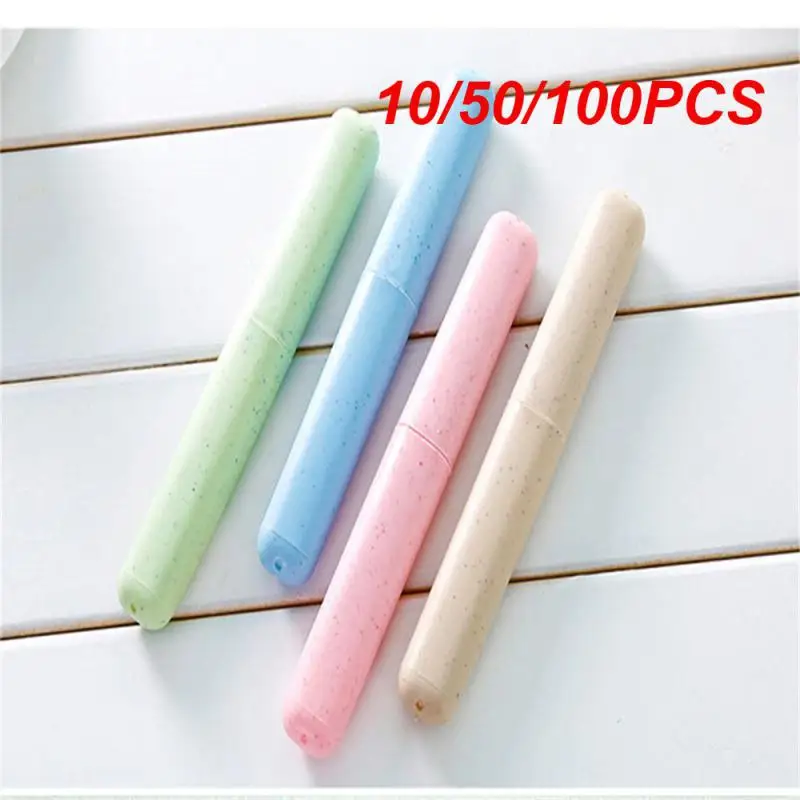 10/50/100PCS Toothbrush Sleeve Dust-proof 20g Storage Organizer Protection Box Compact Design Plastic Accessories Tools