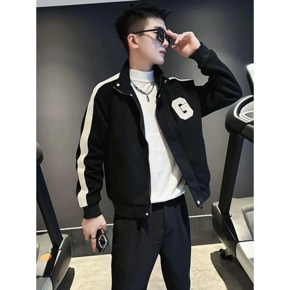 Loose Fit Men's Jaet 2024 Spring Autumn Street Sle Hong Kong Faion High Street Trendy Harajuku Korean Version Outerwear
