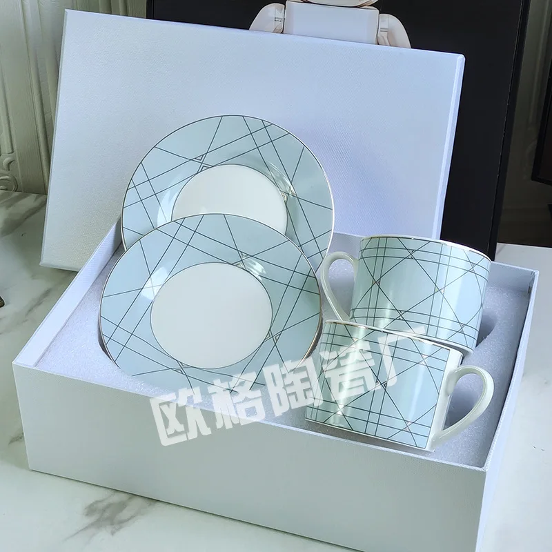 

Coffee Cup Saucers Tea Cups Tableware in Bone China Suitable for Home Dining Daily Drinks Afternoon Tea and Office Meals