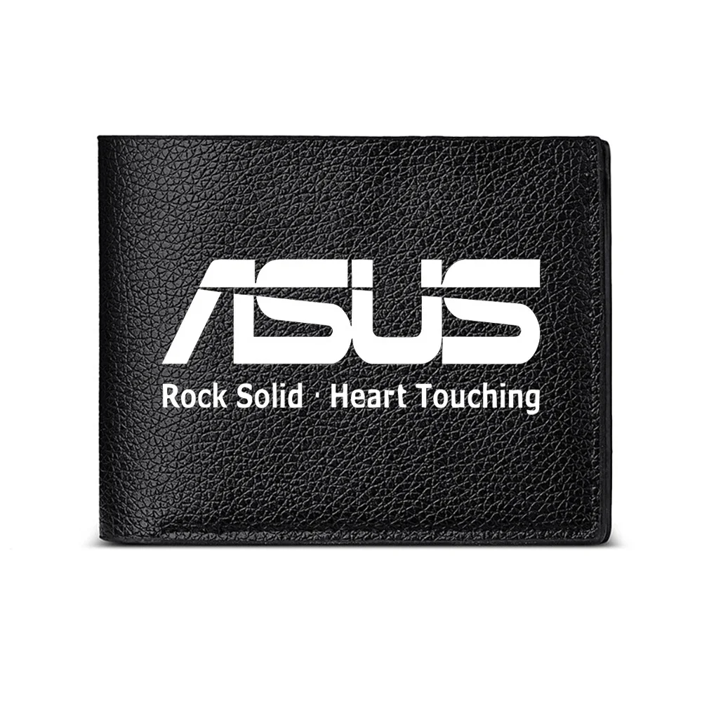 Asus Rock Solid Heart Touching Men Wallet Card Holder Casual Business Fashion Print Design