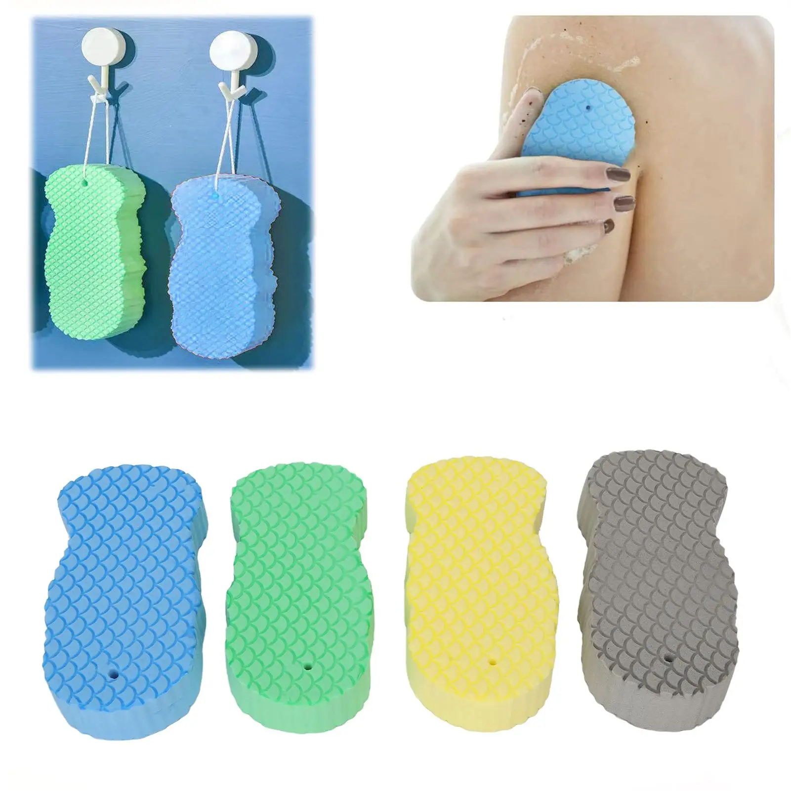 3D Ultra Soft High Toughness Body Bath Sponge for spa 