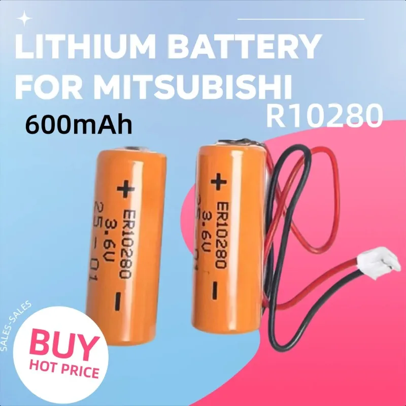 

3.6V 600mAh for Mitsubishi FX2NC-32BL ER10/28 PLC Lithium Battery R10280