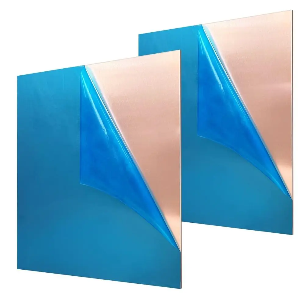 New Rectangle Copper Flat Bar Multiple Sizes High Purity Copper Bar Stock Pure Copper Strip Electroplating