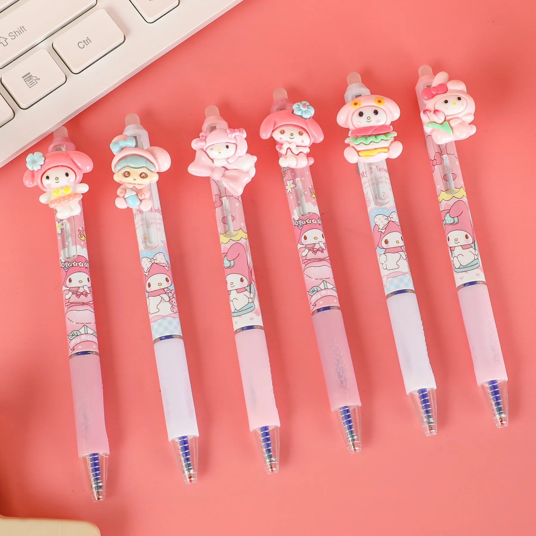 

Sanrio Pink My Melody cute cartoon gel pens kawaii school supplies back to school gifts cute things art supplies