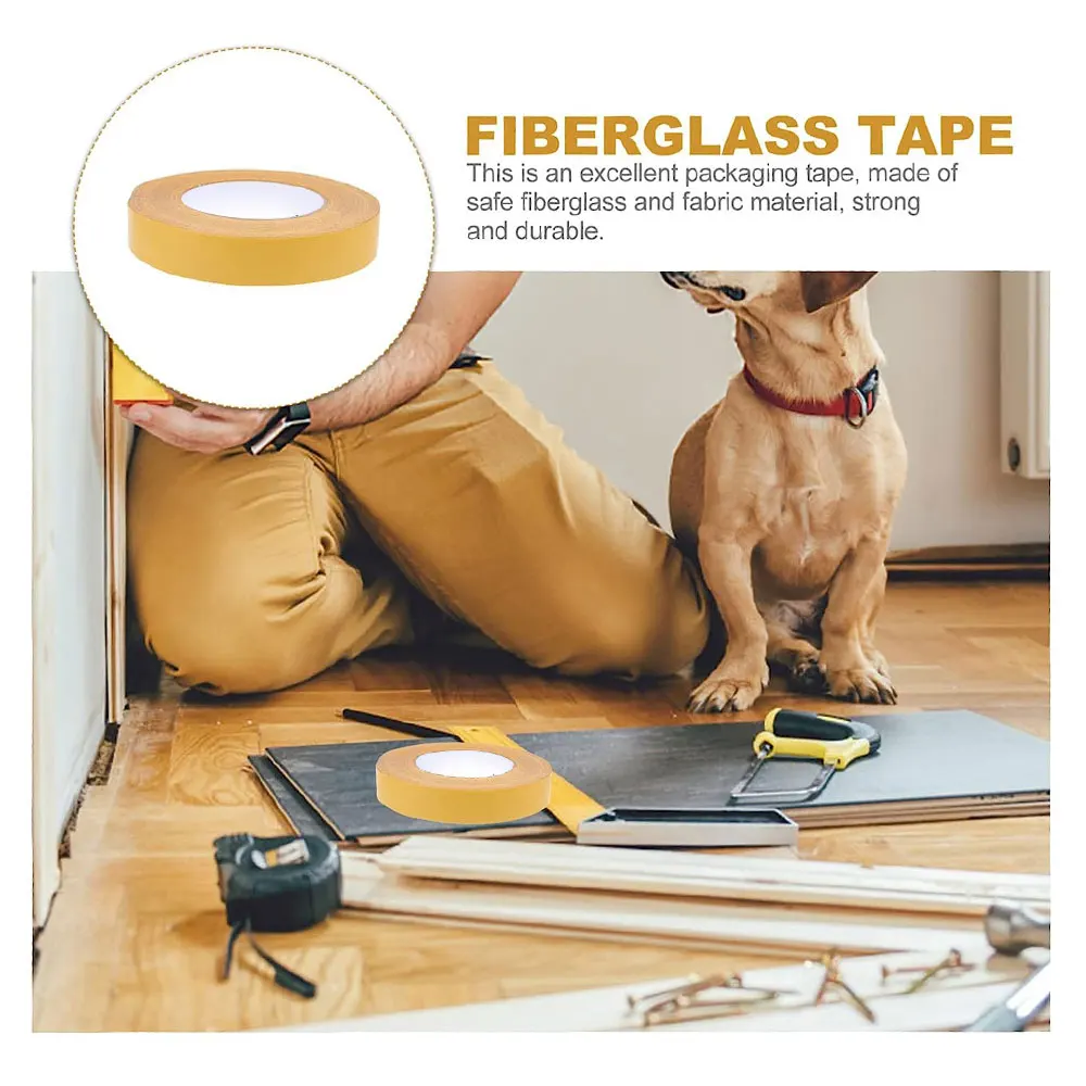 High Temperature Yellow Double Sided Tape, 100℃ Heat Resistant Adhesive for Electronics, Automotive, LED Strips, Strong Sticky