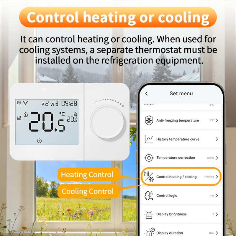 Opentherm Wi-Fi verwarmingsthe - Smart Home Thermostat recensie en prijs