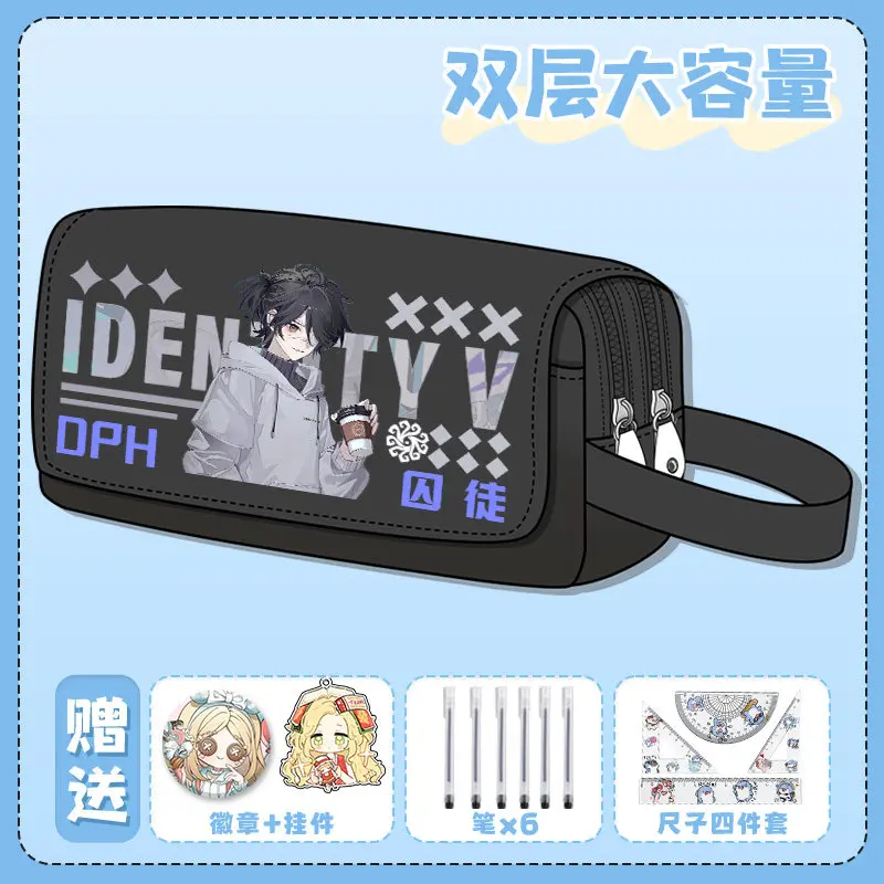 

Аниме Spot 2025 Game Identity V Cos Naib Subedar Luca Balsa Qi Shiyi Cheerleader и т. д. Повседневный пенал унисекс с Q-версией