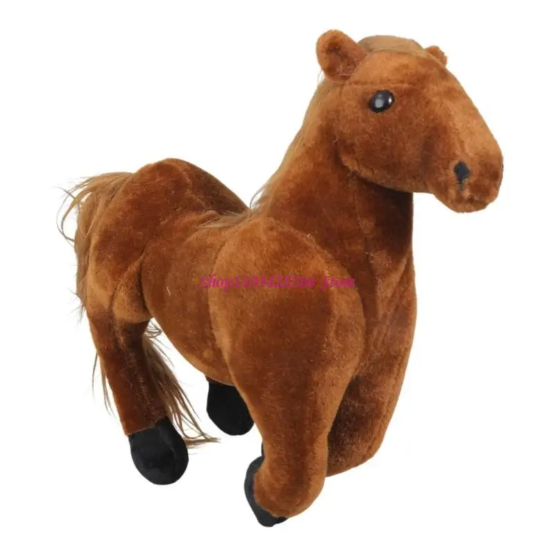 

Stuffed Horse Figure Toy Christmas Gift Hugging Horse Doll for Kids Teens