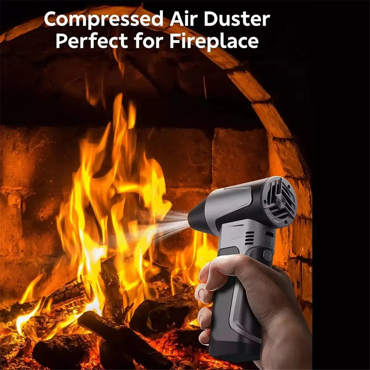 Mini Fan Electric Dust Blower 160000RPM High Speed Brushless Motor 52m/S Adjustable Handheld Violent Fan
