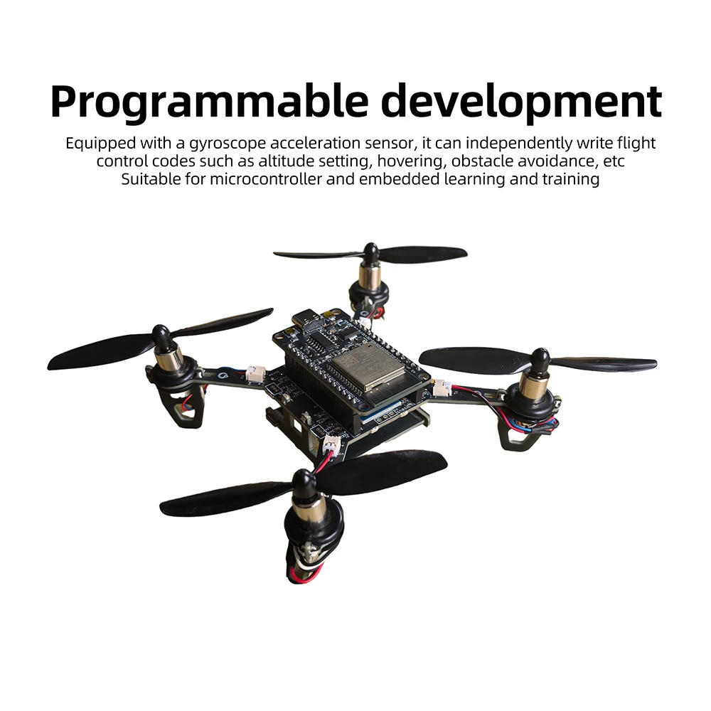 ESP32 Drone DIY Kit E1 Open Source Mini ESP32-S3 Dual 240MHz Processor 716 Motor FOR Drone Programming Learning DIY Assembly