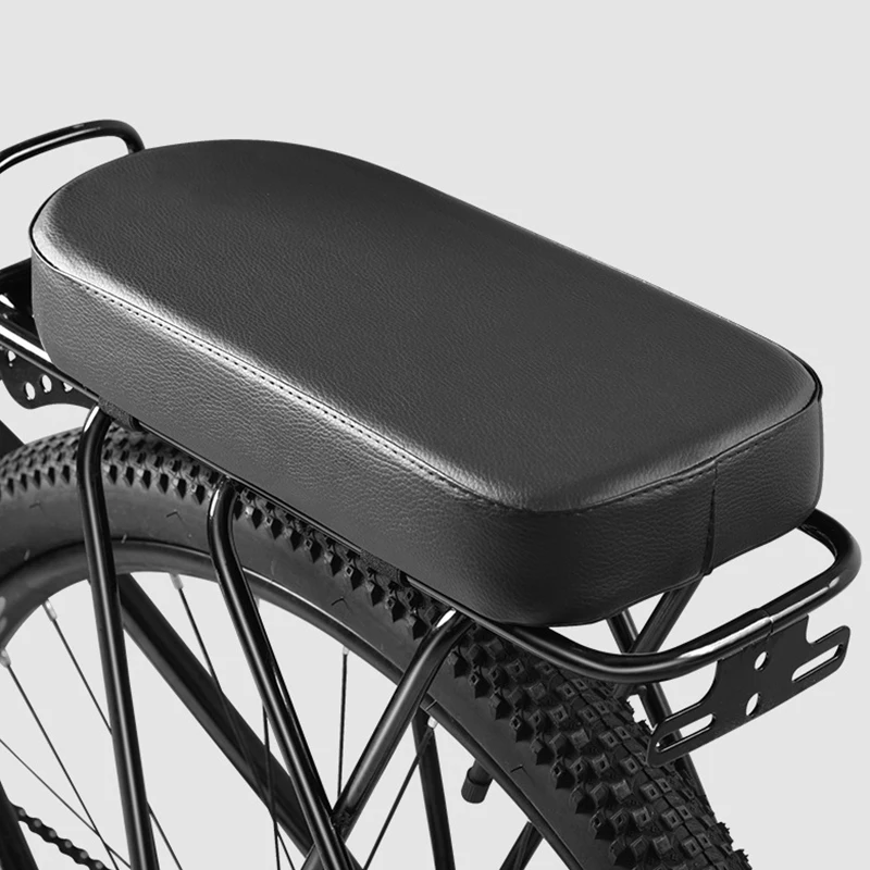 Poduszka na tylne siedzenie roweru Przenośny rower Miękka wygodna poduszka Zewnętrzna zagęszczona Łatwa w montażu tylna siodełka roweru elektrycznego