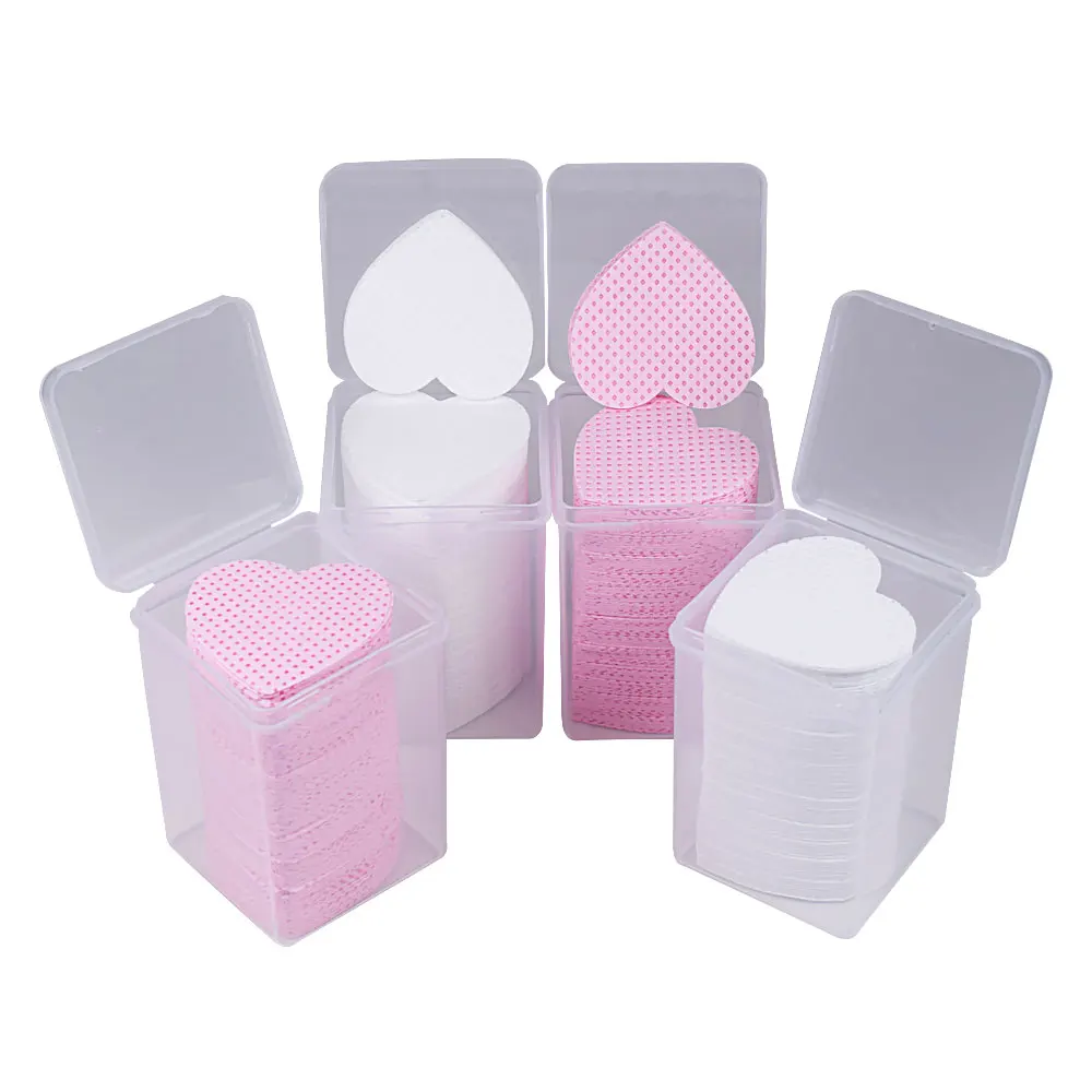 Lash Supplies Disposable Lint-Free Paper Cotton Wipes Eyelash Extension Glue Remover Pads Cleaning Wipes Cosmetics Makeup Tools