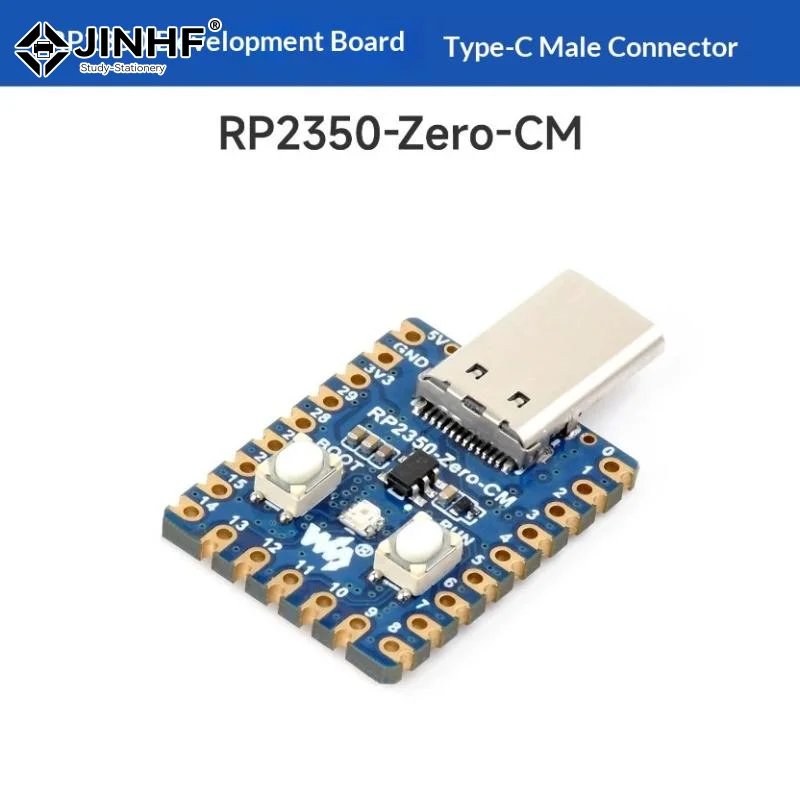RP2350 Zero CM Development Board With USB C Port Unused IO Breakout For DIY Programming Projects