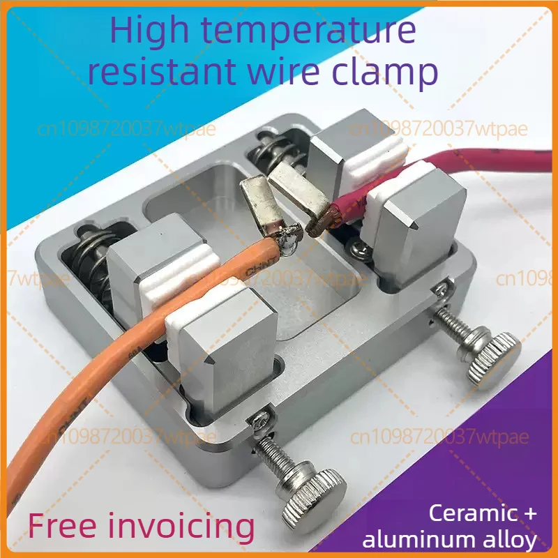 For Wire‑Splicing Clamp, DIY Soldering Tool, PCB Wiring Fixture, Dupont Wire Holder for Soldering Workbench