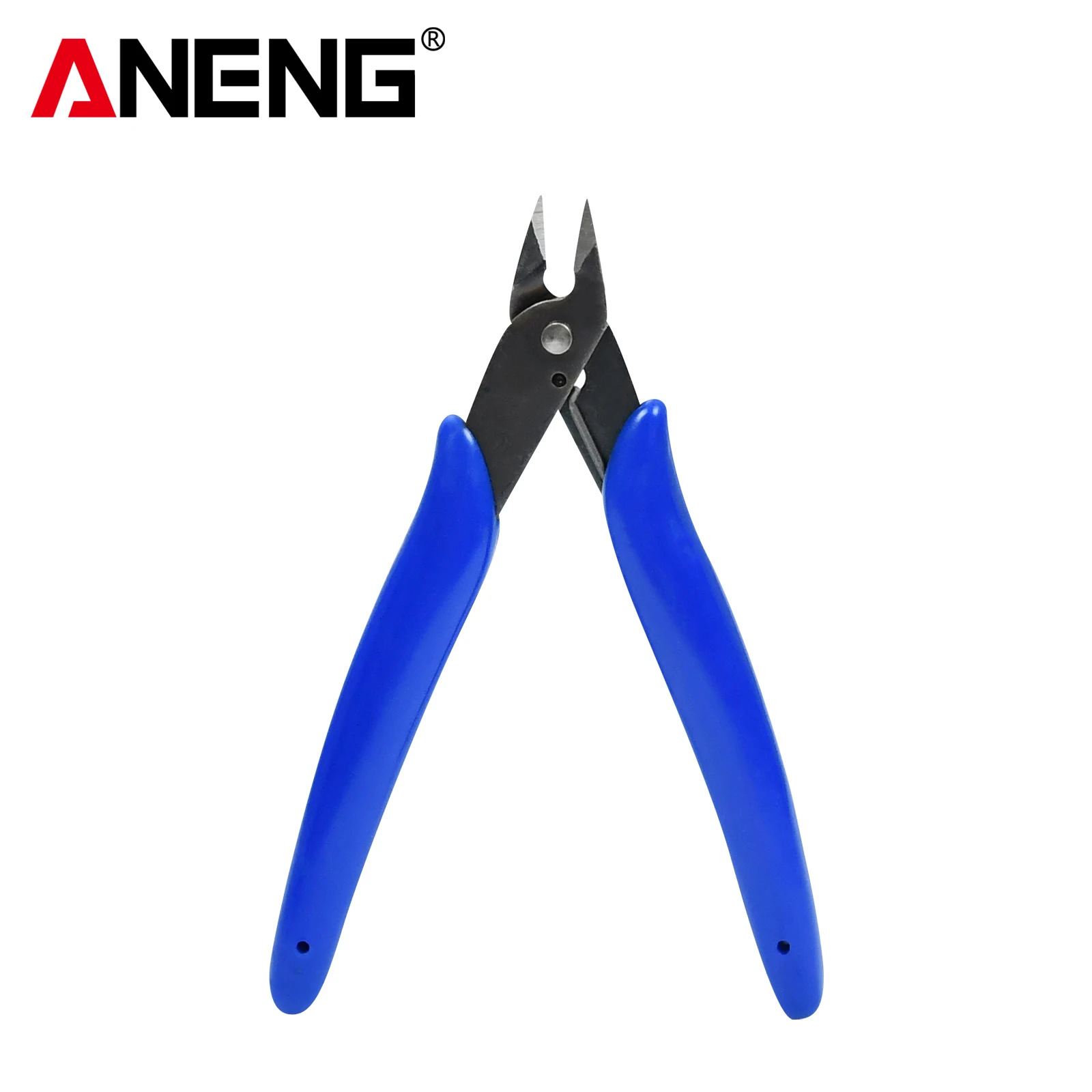 ANENG oblique mouth flat mouth scissors multi specification combination electrical maintenance hardware tools durable and sharp