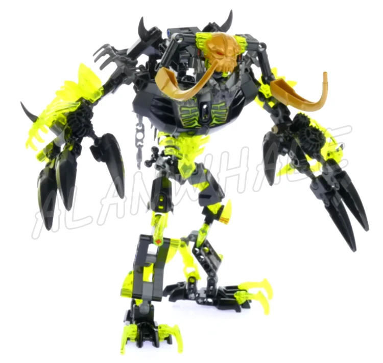 191 шт. Bionicle Umarak the Destroyer Elemental Beast Mask Ancient Creature 614 Строительные блоки, игрушки, совместимые с моделью