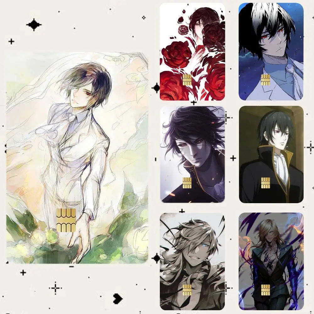 Anime Noblesse Waterproof Bank Card Sticker Skin for Credit Debit Chip Cards Decorative Cover Film