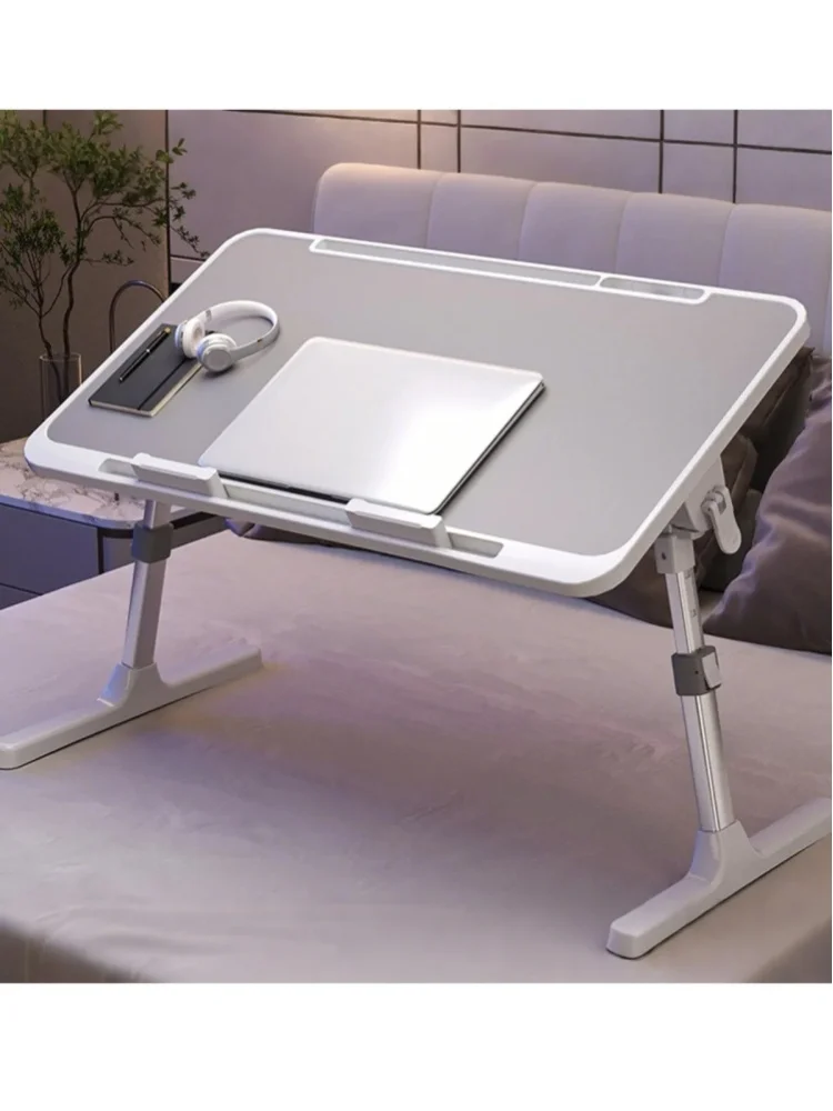 Tragbarer Laptop-Tisch für Bett, Höhenverstellbarer Klappbarer Steh-Schreibtisch für Sofa und Boden