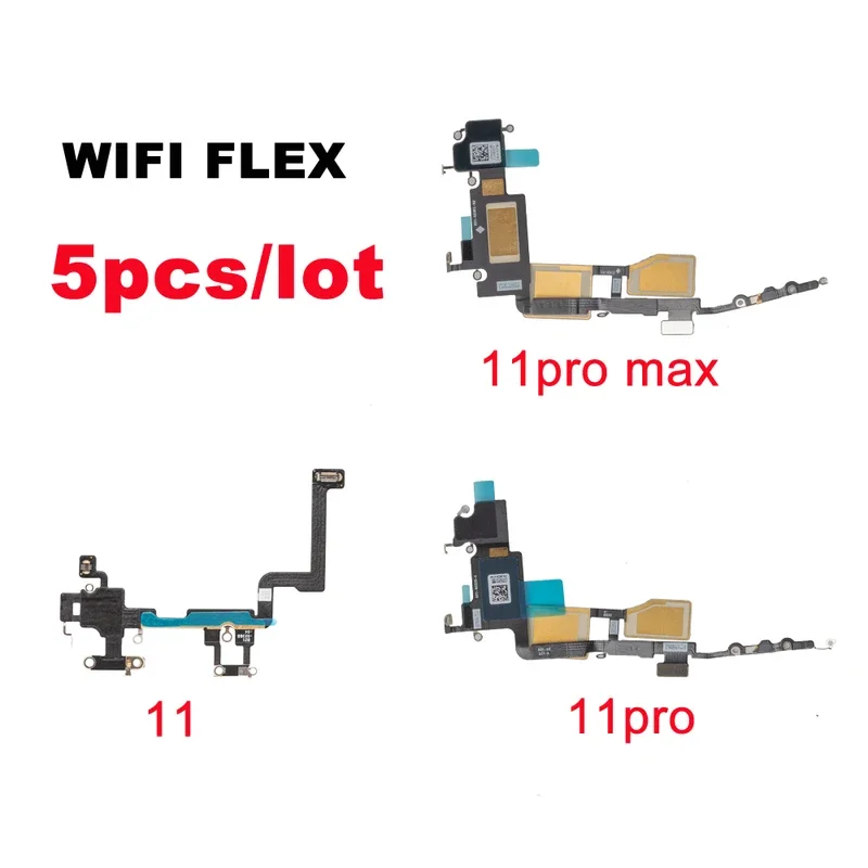 

5 pcs/lot For iPhone 11 Pro Max Wifi Signal Antenna Flex Cable Replacement Parts