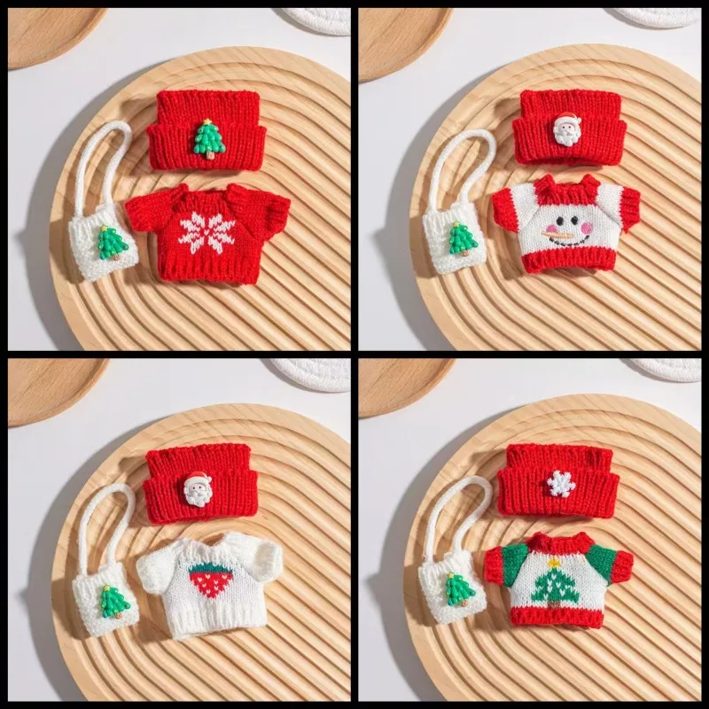

Labubu Doll Clothes Set: Festive Christmas Sweater & Hat Set – Cute & Stylish Accessories for Labubu (Christmas Edition) toys