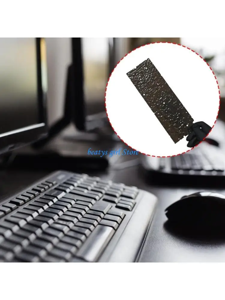 C7AB Hollow Design Transparency Acrylic Water Ripples Flat Panel For H60 Keyboards Enhancing Airflows And Heat Dissipation