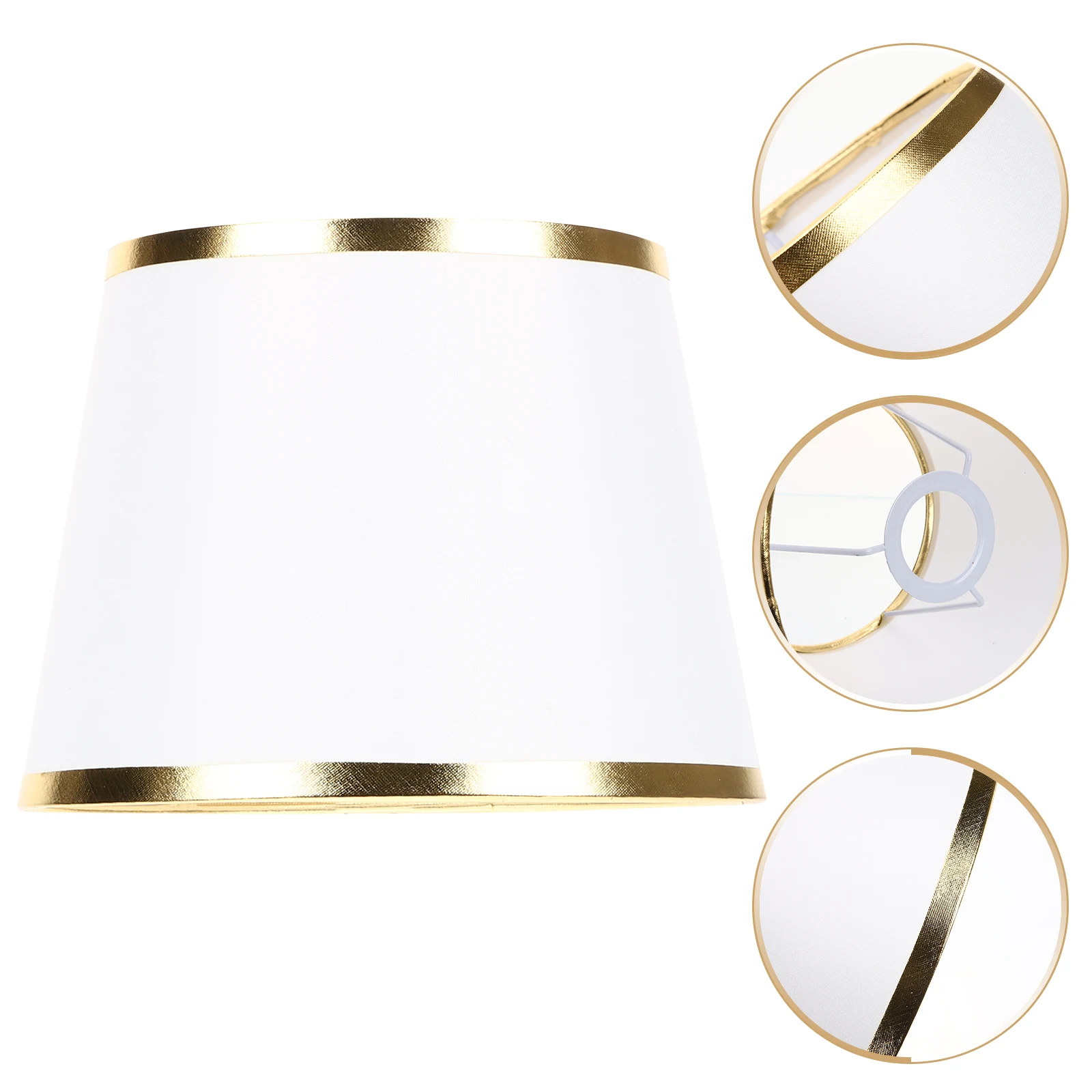 

Iron Fabric Lampshade for Bedroom Living Room Table Pendant Light Cover Wall Floor Soft Warm Decor Modern Style