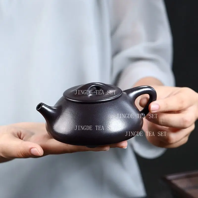 

Yixing Purple Clay Shihuang Stone Teapot Large Capacity Single Person Stone Gourd Pot Household Kung Fu Tea Set Daily Brewing