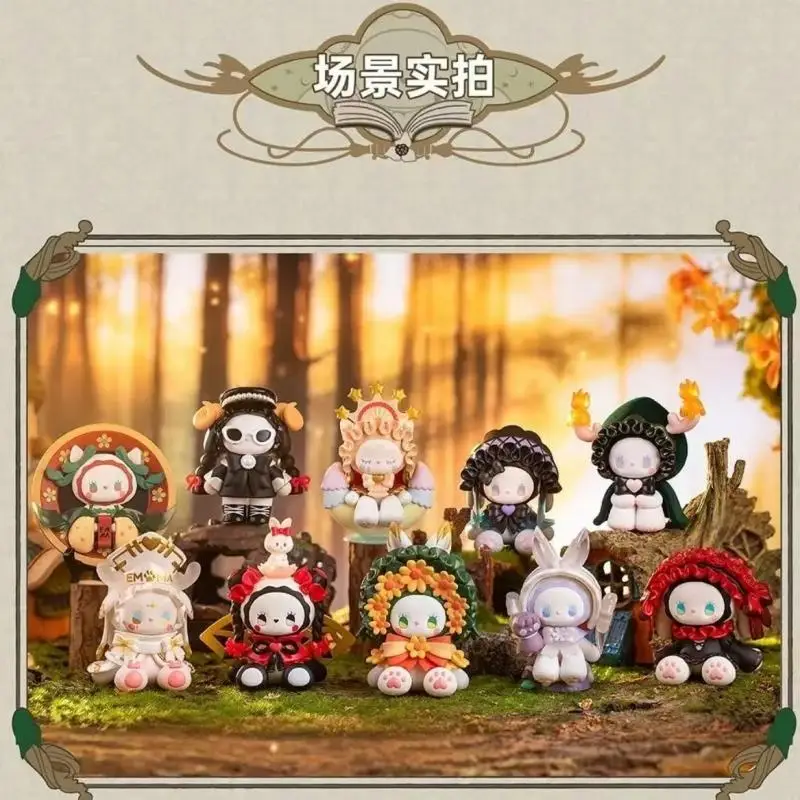 أصيلة إيما سيكريت فورست شعر مهرجان سلسلة صندوق أعمى دمية عصرية داخلي لطيف فتاة زخرفة عيد الميلاد مفاجأة هدية