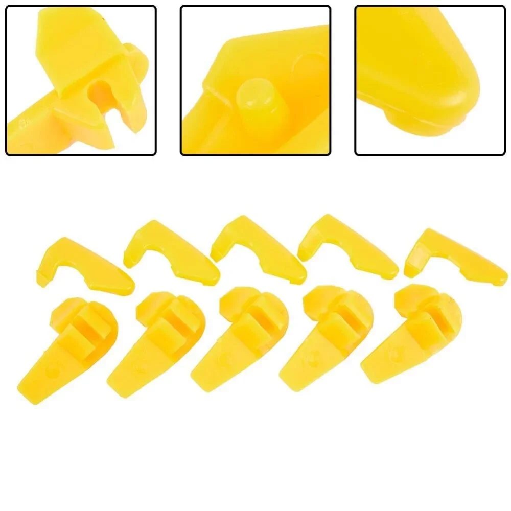 12Pcs Tire Changer Machine Plastic Mount Demount Duck Head Insert Rim Protector