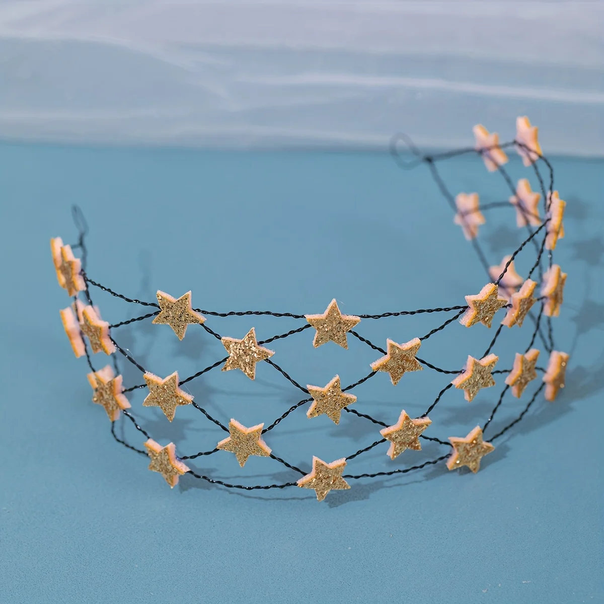 Luxury Star Headband Tiara For Women Party Prom Headband Hairband Bridal Wedding Hair Accessories Jewelry Headband Tiara Gift