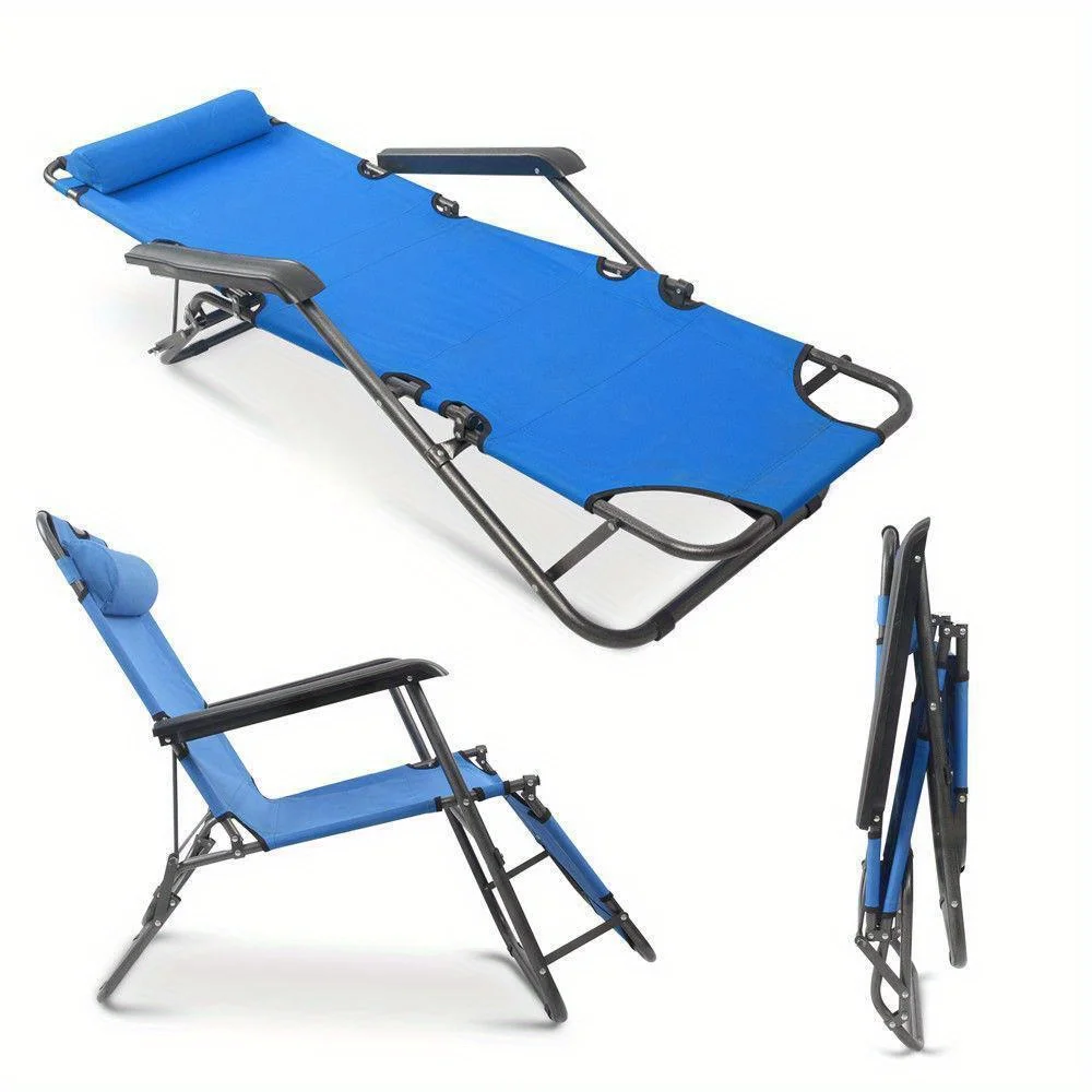 Deck loungers Deck chairs Adjustable beach reclining position with pillows for outdoor play