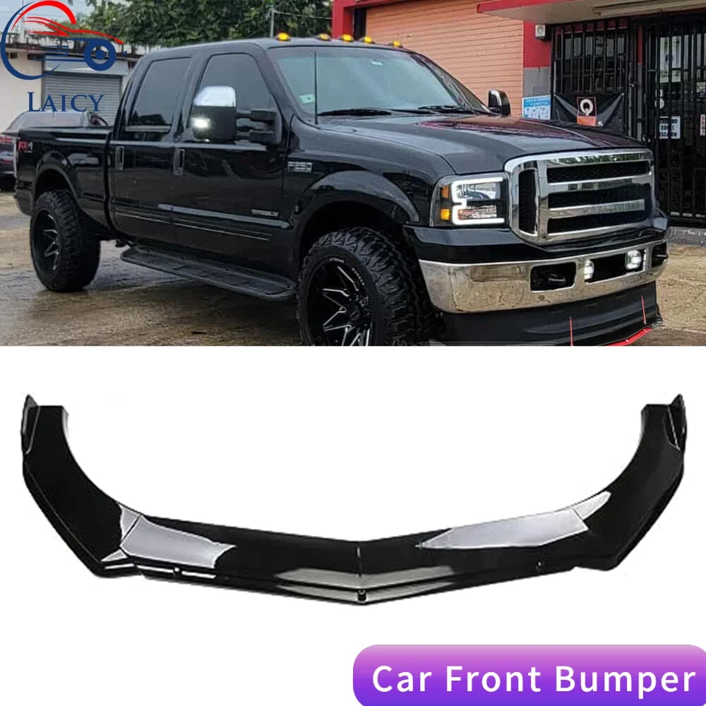 

LAICY For Ford F-250 F-350 Car Front Bumper Chin Lip Spoilers Body Kits Splitter Skirt Diffuser Protection Guard Covers