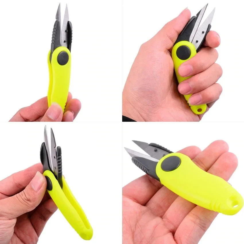 FLYSAND Fishing Quick Cut Tool Shrimp-Shaped Fish Use Scissors Accessories Folding Fishing Line Cut Clipper Fishing Tackle