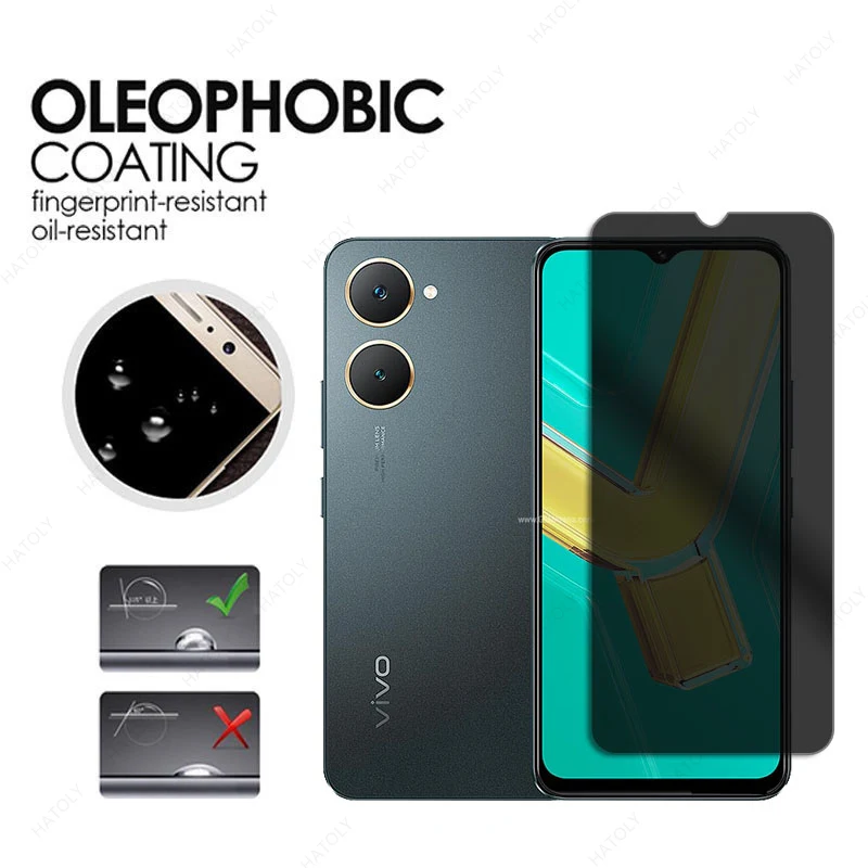 

Защита экрана для vivo Y03 4G Закаленное стекло для vivo Y03 4G защита объектива камеры противошпионское стекло для vivo Y18 4G