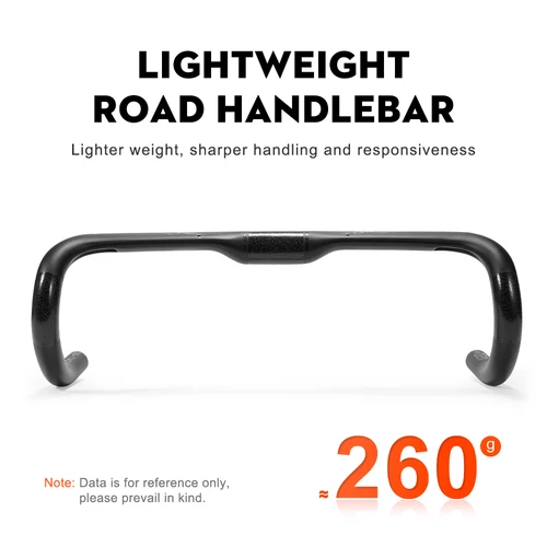 Imagen 2 del producto TOSEEK TR30 manillar de bicicleta de carretera de carbono 380/400/420/440mm UD Matt enrutamiento interno manillar de bicicleta de carretera piezas de bicicleta