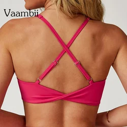 Bezszwowy biustonosz do jogi Mujer Backless Gym Shockproof Sports Top Bra Women Push Up Yoga Top Sport Bras Running Fitness Sports Bra