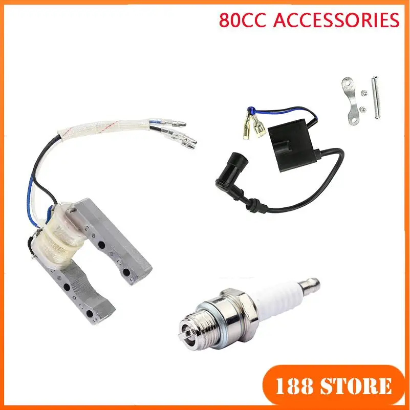 

Мотоцикл CDI магнит катушки зажигания для 49cc 60cc 80cc двухтактный двигатель велосипед электрический велосипед аксессуары для велосипеда