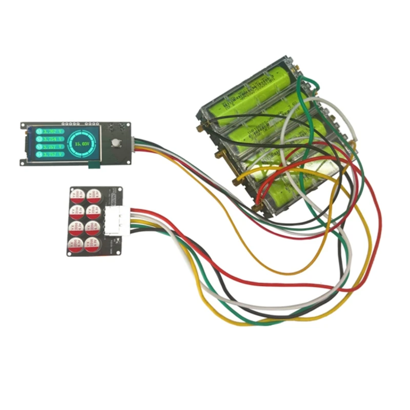 4S جهاز قياس جهد البطارية TFT Dispaly 2V-4.5V عرض البطارية