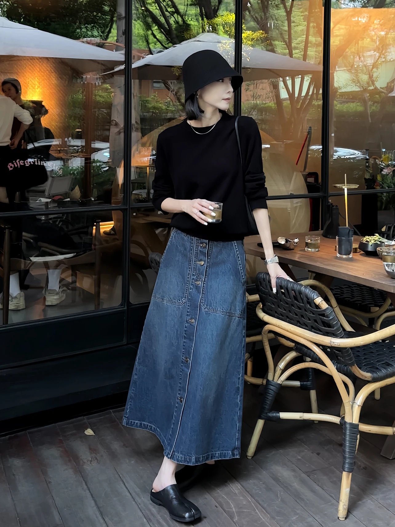 

Вязаный свитер свободного кроя для повседневной носки, осенне-зимний, утягивающий, из смесовой шерсти, с длинными рукавами, круглым вырезом, пуловер