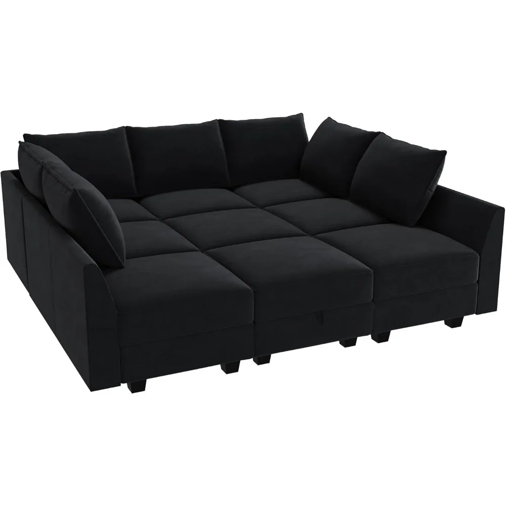 Modular Sectional Sofa with Ottoman Modular Sleeper Sectional Couches for Living Room