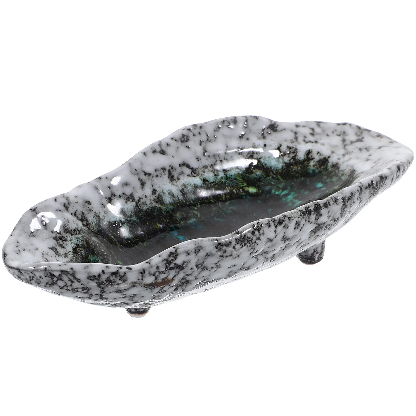 

Ceramic Spoon Rest Holder for Kitchen Counter Ladle Spatula Organizer Daily Use Utensil Rest Compact Scoop Stand Decorative