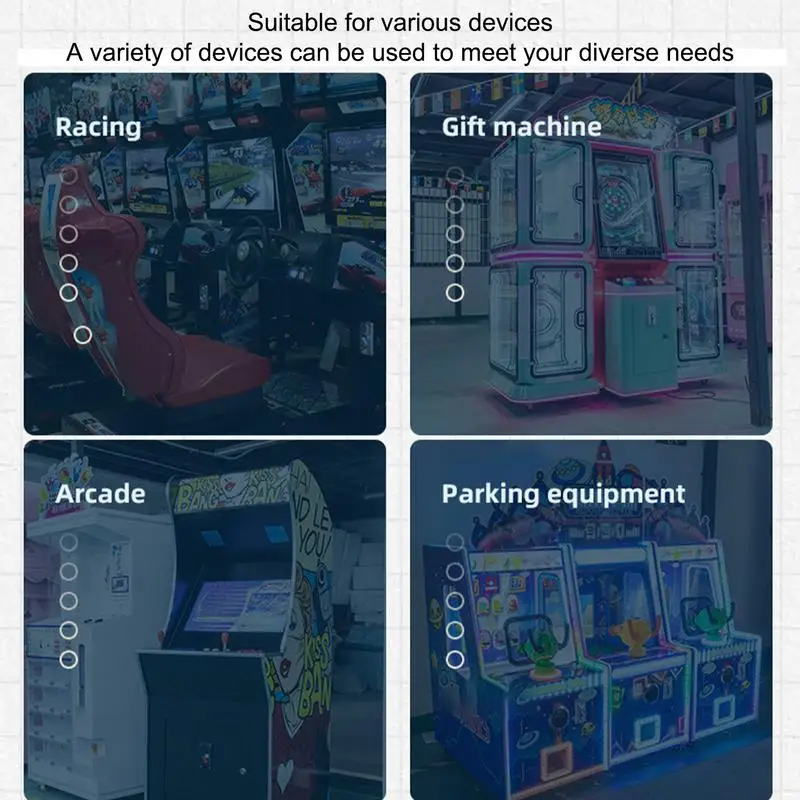 Botones de repuesto para consola de juegos Arcade, piezas para máquina de grúa para sala de juegos en casa