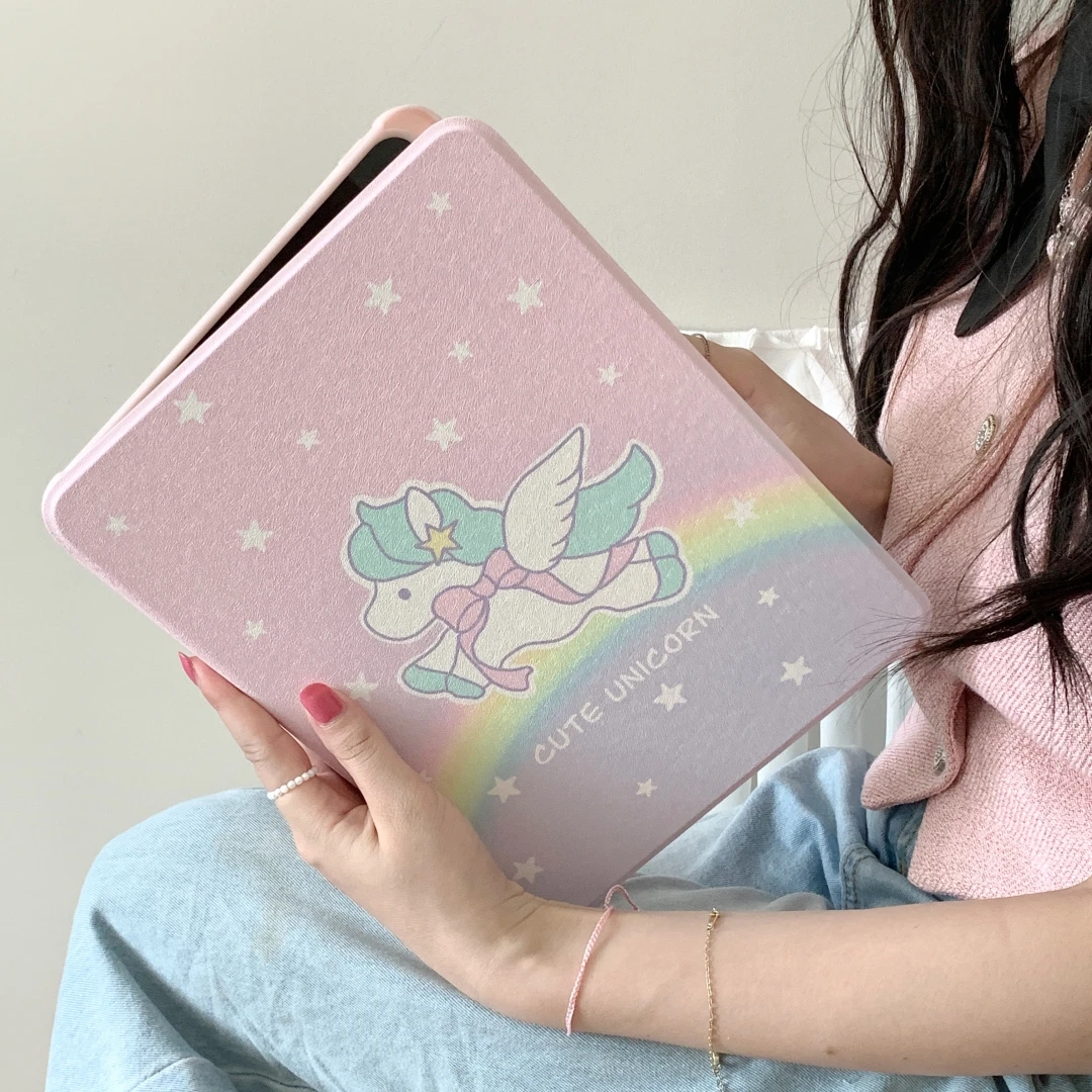 Case for 2022 iPad Air 5 4 10.9 Case Pro 11 12.9 Mini6 8.3in 2019 10.2 7 8 9th 2022 10th Generation with Pencil Slot Stand Cover