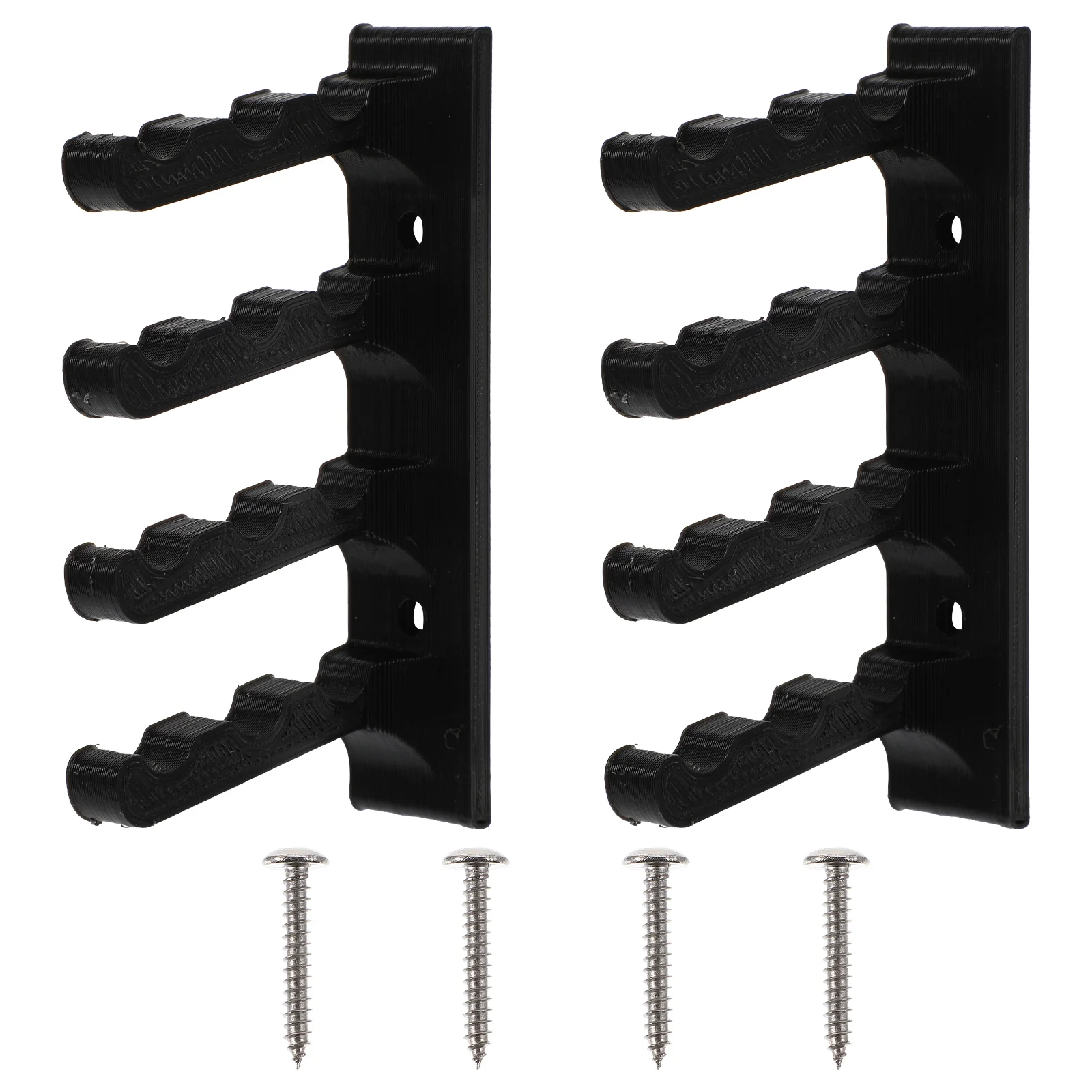 

2Pcs ABS Wall Hanger Bracket Holder Display Rack with 4Pcs Screws for Bow Arrow wall bow hanger wall bow bracket