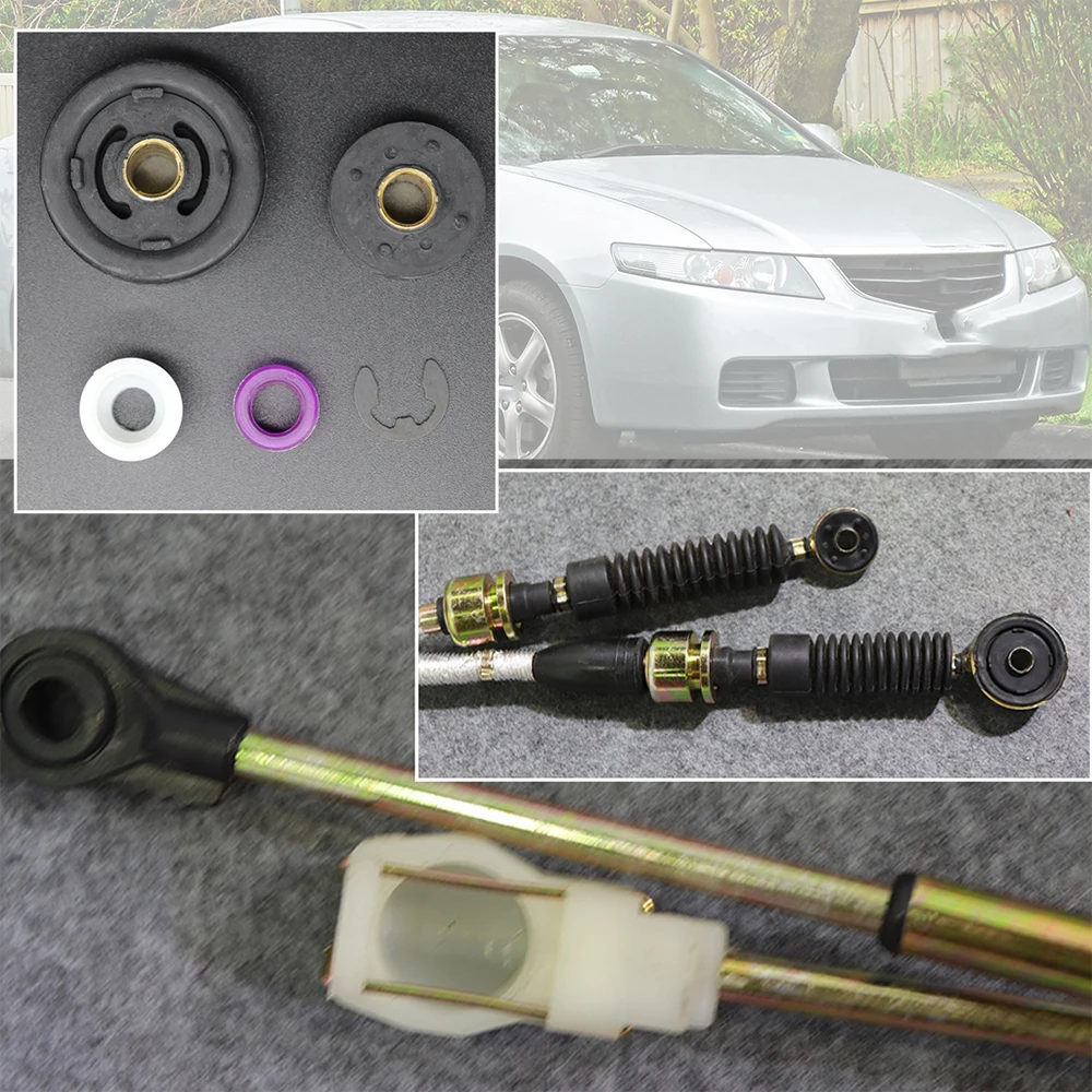 

For Honda Accord Inspire 2002 2003 2004 2006 2007 Acura TSX Manual Gear Shifter Selector Lever Linkage Cable Connect Bushing Rod