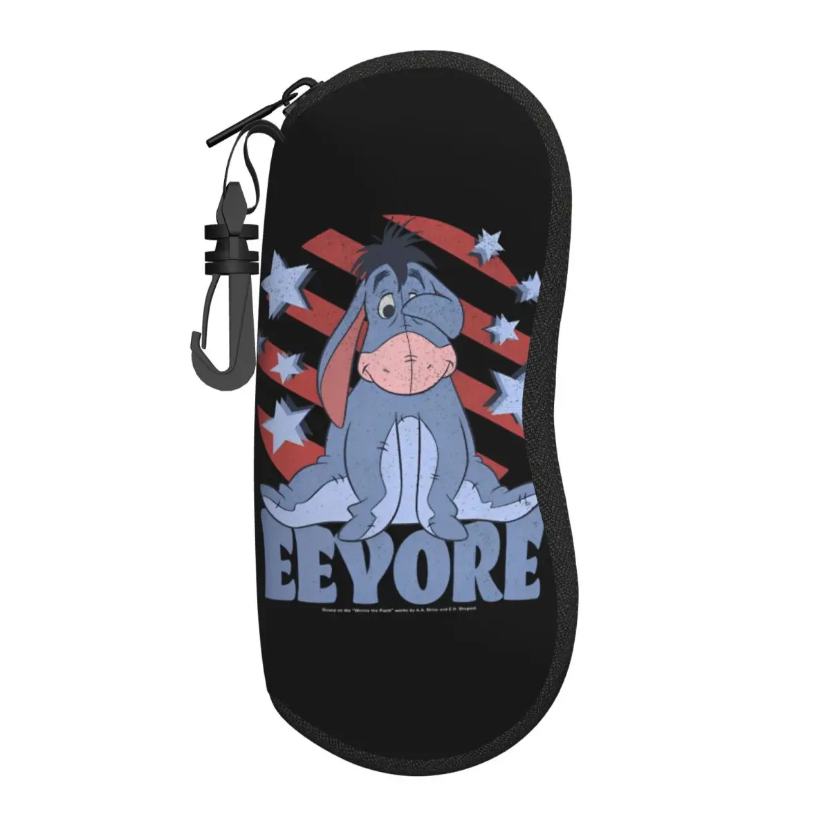 

Winnie The Pooh Eeyore Glasses Case Portable Accessories Stars Strip Eyewear Box Gift Glasses Box