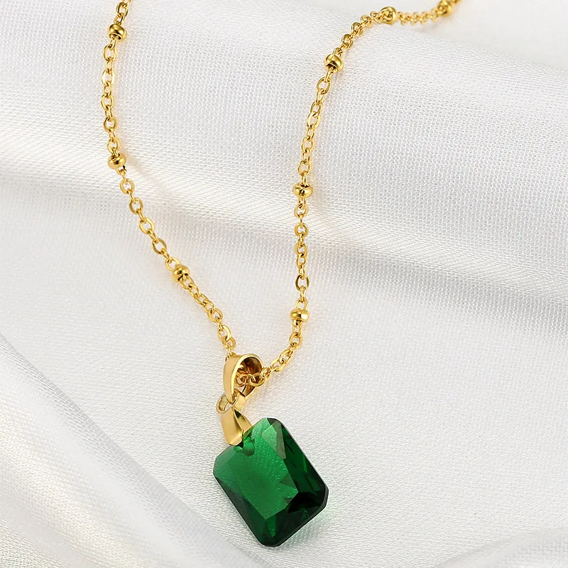 لعبة الوحش كوسبلاي هنتر وايلدز ألما قلادة المرأة قلادة مربع زركونيا قلادة قلادة الإكسسوار