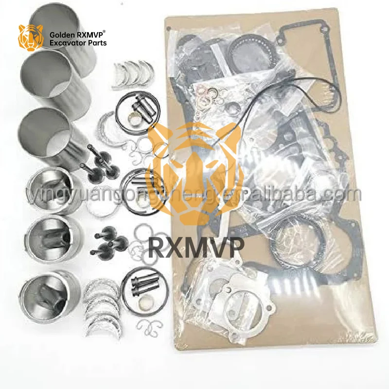 Excavator parts Overhaul Rebuild Kit for Caterpillar CAT Engine C1.3 Liner&piston&ring&Valves&Bushing&Full Gasket Kit